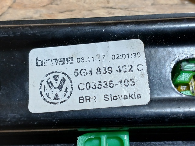 5G4839462C VAG Механизм стеклоподъемника двери задней правой купить в Николаев