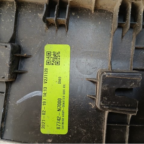 87742N7000 Расширитель (накладка) арки заднего крыла правый купить Одесса