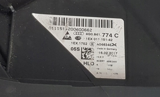 VAG 4G0941773C Фара левая в наличии Киев