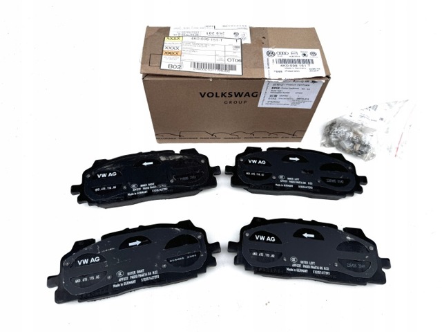 VAG 4K0698151 Передние тормозные колодки в наличии Павлоград