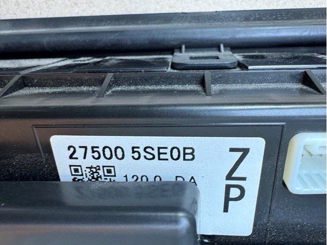 275005SE0B NISSAN Блок управления кондиционером купить в Черновцы