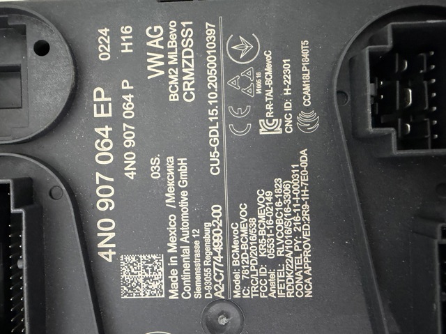 VAG 4N0907064EP Блок комфорта в наличии Кривой Рог