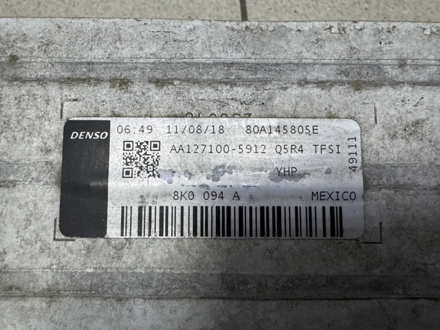 VAG 80A145805E Радиатор интеркуллера в наличии Львов