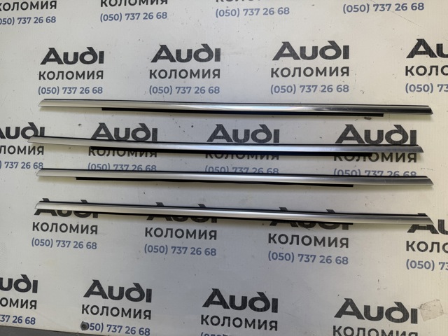 Уплотнитель стекла двери задней правой внешний (планка) 80A853764G3Q7 VAG