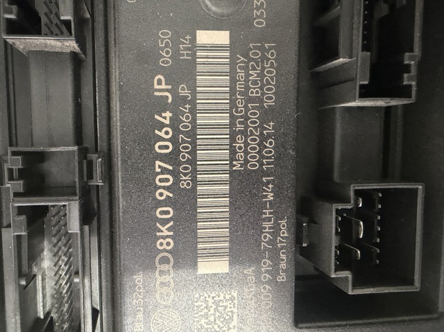 Блок управления систем комфорта 8K0907064JP VAG