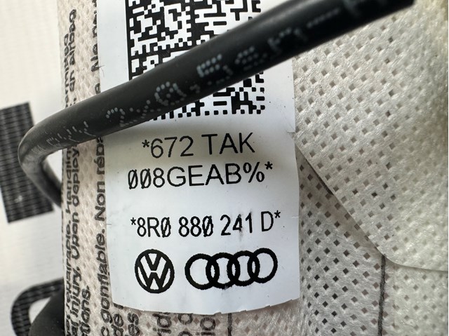 VAG 8R0880241D Подушка безопасности (AIRBAG) спинки сиденья левого в наличии Ровно