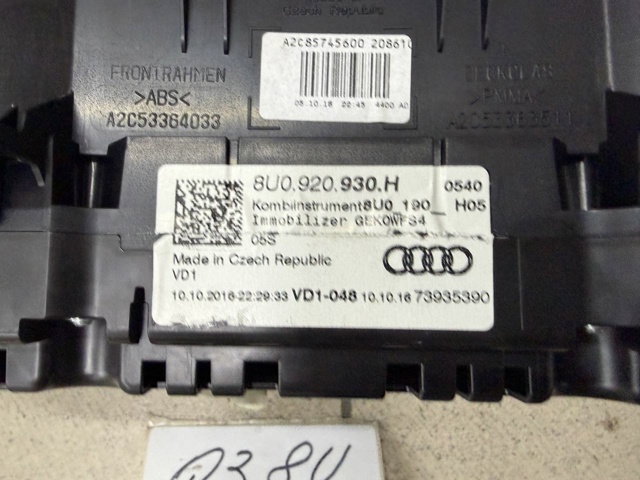 8U0920930H VAG Панель приборов купить в Житомир