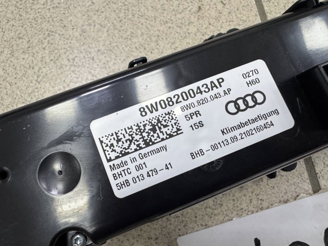 8W0820043AP VAG Блок управления кондиционером купить в Ровно