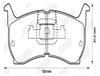 Колодки тормозные дисковые комплект 572319J BENDIX