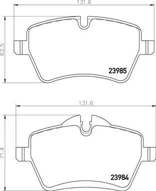 P06086 BREMBO Колодки тормозные передние дисковые купить в Одесса