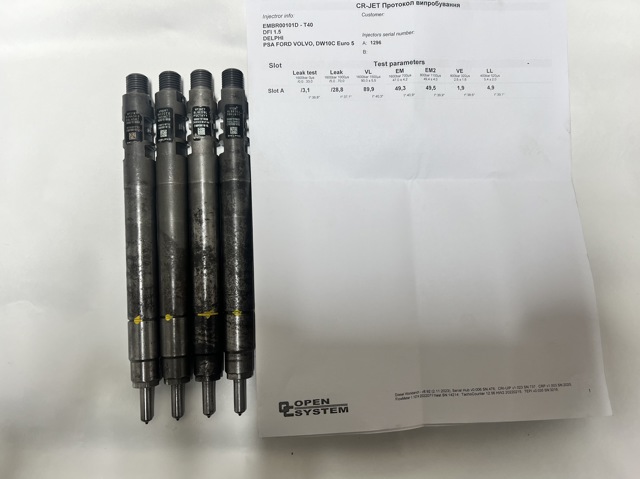 Форсунка впрыска топлива EMBR00101D MSG Rebuilding