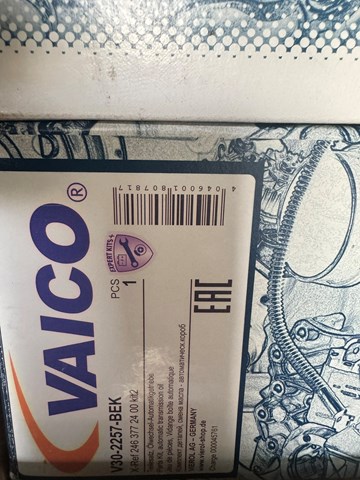 VAICO V302377BEK Сервисный комплект для замены масла АКПП в наличии Житомир