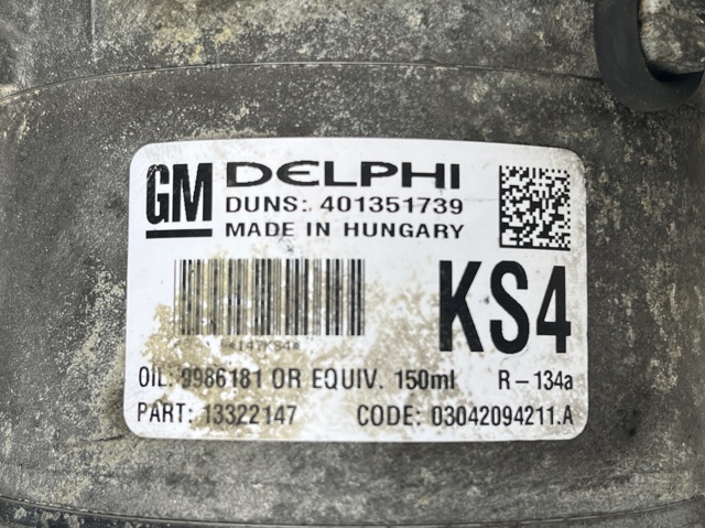 OPEL 13124750 Компрессор кондиционера в наличии Житомир
