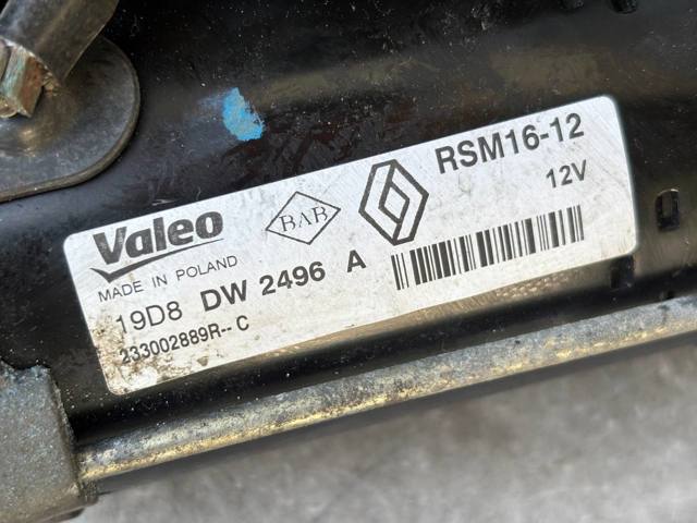 RENAULT 233002889R Стартер в наличии Запорожье