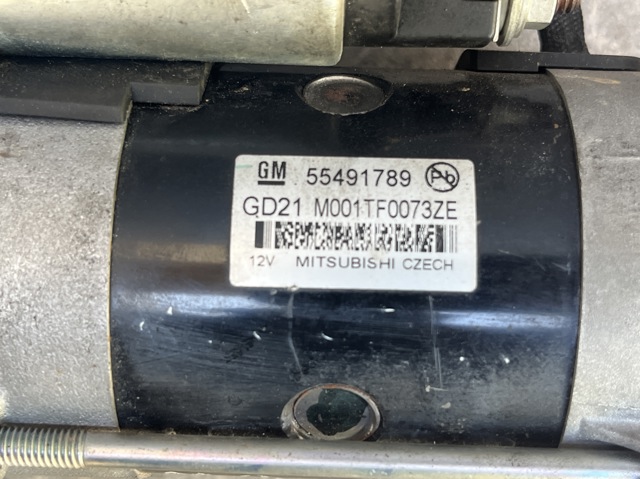Стартер двигателя 55491789 OPEL