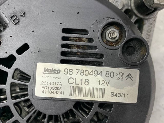 9678049480 PEUGEOT Генератор купить в Сумы