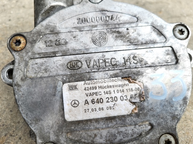 MERCEDES A6402300365 Насос вакуумный в наличии Каменское