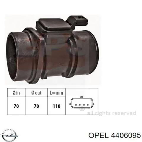 Расходомер воздуха 4406095 OPEL