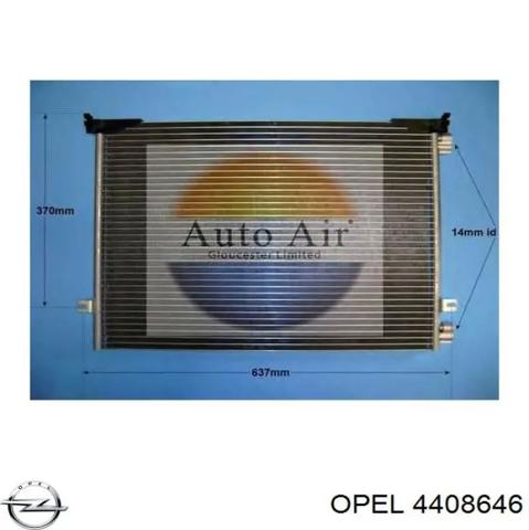 Конденсатор 4408646 OPEL