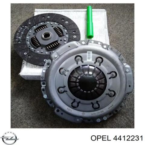 Ручка двери задней (распашной) правая наружная 4412231 OPEL