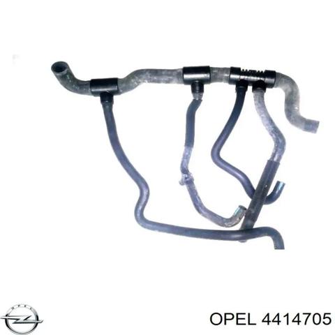 Шланг радиатора, нижний 4414705 OPEL