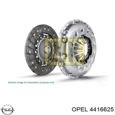 Комплект сцепления (3 части) 4416625 OPEL