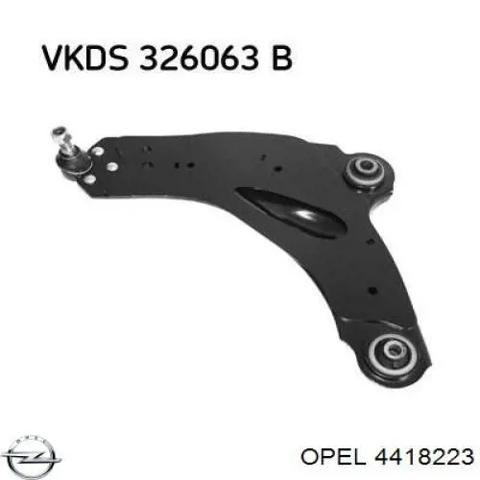 Рычаг передней подвески нижний левый 4418223 OPEL
