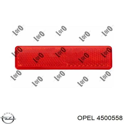 Катафот (отражатель) заднего бампера 4500558 OPEL