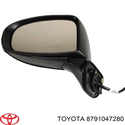 Правое боковое зеркало 8791047280 TOYOTA