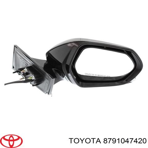 Зеркало заднего вида правое 8791047420 TOYOTA