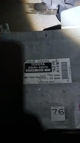 Компьютер двигателя 8966142670 TOYOTA