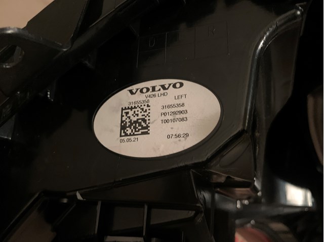 VOLVO 31655358 Фонарь задний левый внешний в наличии Днепр
