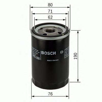 Фильтр очистки масла центробежный 0451103348 BOSCH