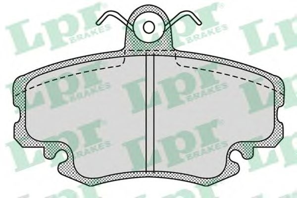 Тормозные колодки 05P1107 LPR