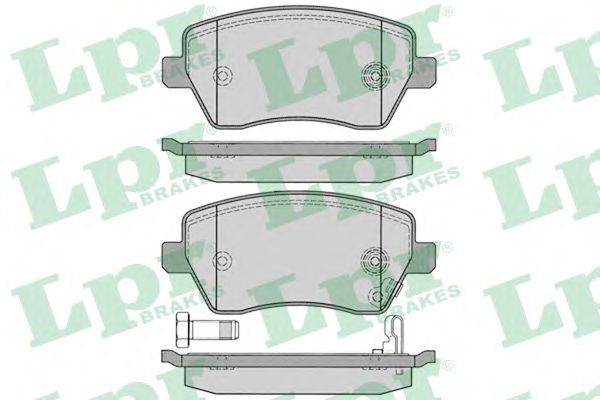 Передние тормозные колодки 05P1229 LPR