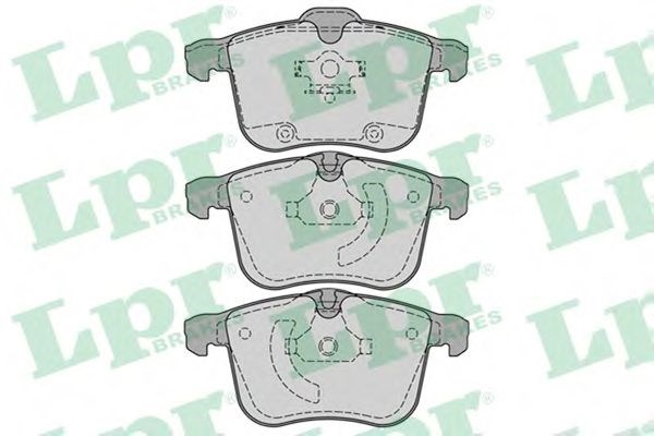 Передние тормозные колодки 05P1244 LPR