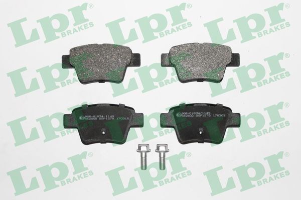 Задние колодки 05P1278 LPR