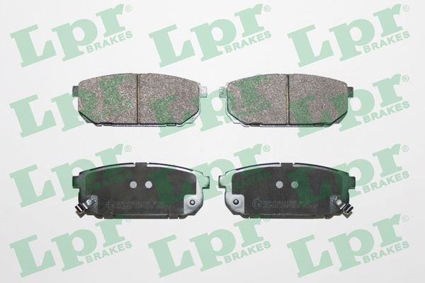 Комплект задних колодок 05P1370 LPR