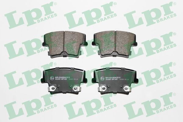 Задние тормозные колодки 05P1400 LPR