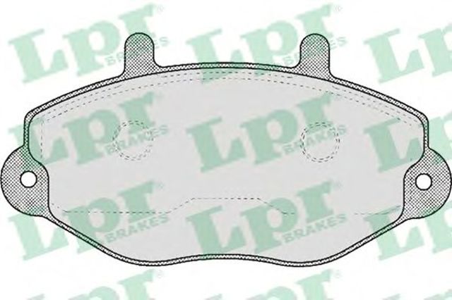 Колодки передние 05P482 LPR