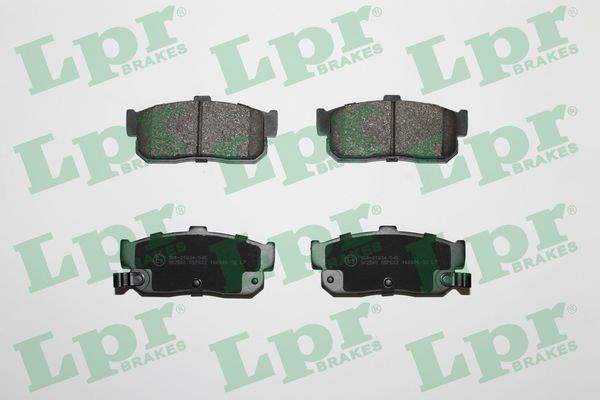 Колодки тормозные задние, дисковые 05P602 LPR
