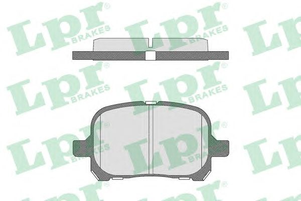 Колодки 05P712 LPR