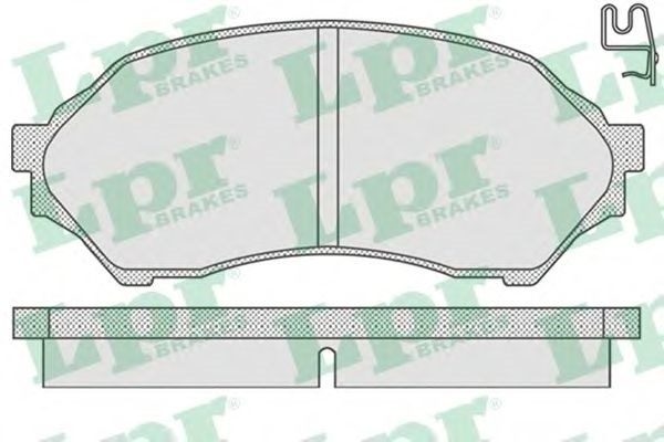 Колодки 05P813 LPR