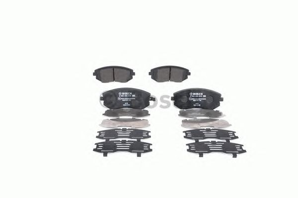 Колодки тормозные дисковые комплект 0986494315 BOSCH