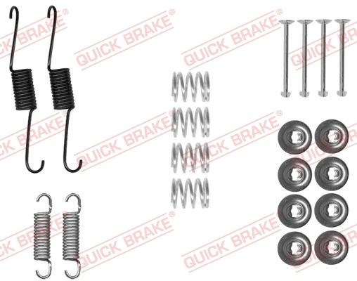 105-0031 quick brake комплект пружинок колодок ручного гальма 105-0031