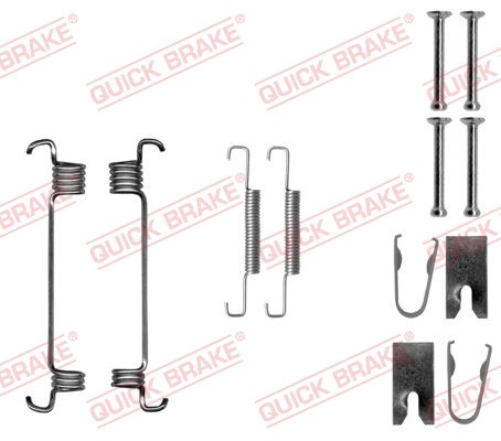 105-0875 quick brake комплект пружинок колодок ручника citroen jumper/fiat ducato 06- (bendix) (172x 105-0875