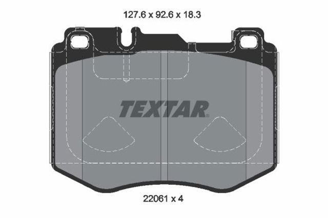 Колодки 2206103 TEXTAR