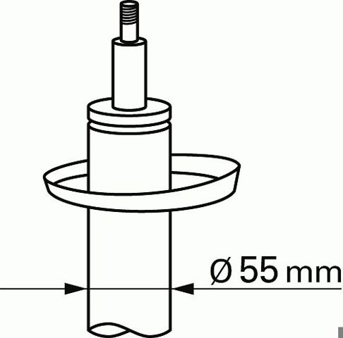 SACHS 312615 Амортизатор передний в наличии Сумы