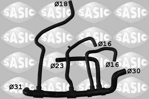 Нижний патрубок радиатора 3404140 SASIC
