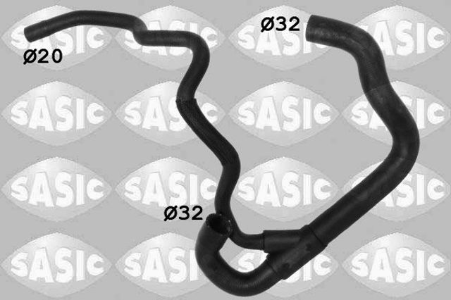 Нижний патрубок радиатора 3406253 SASIC
